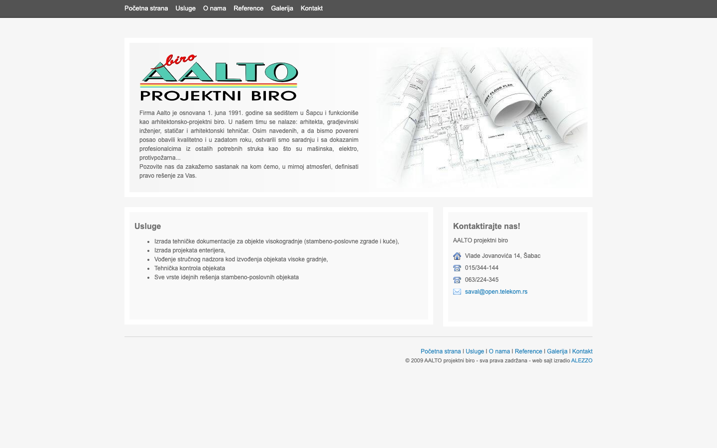 Projektni biro AALTO Architecture&Design - projekti