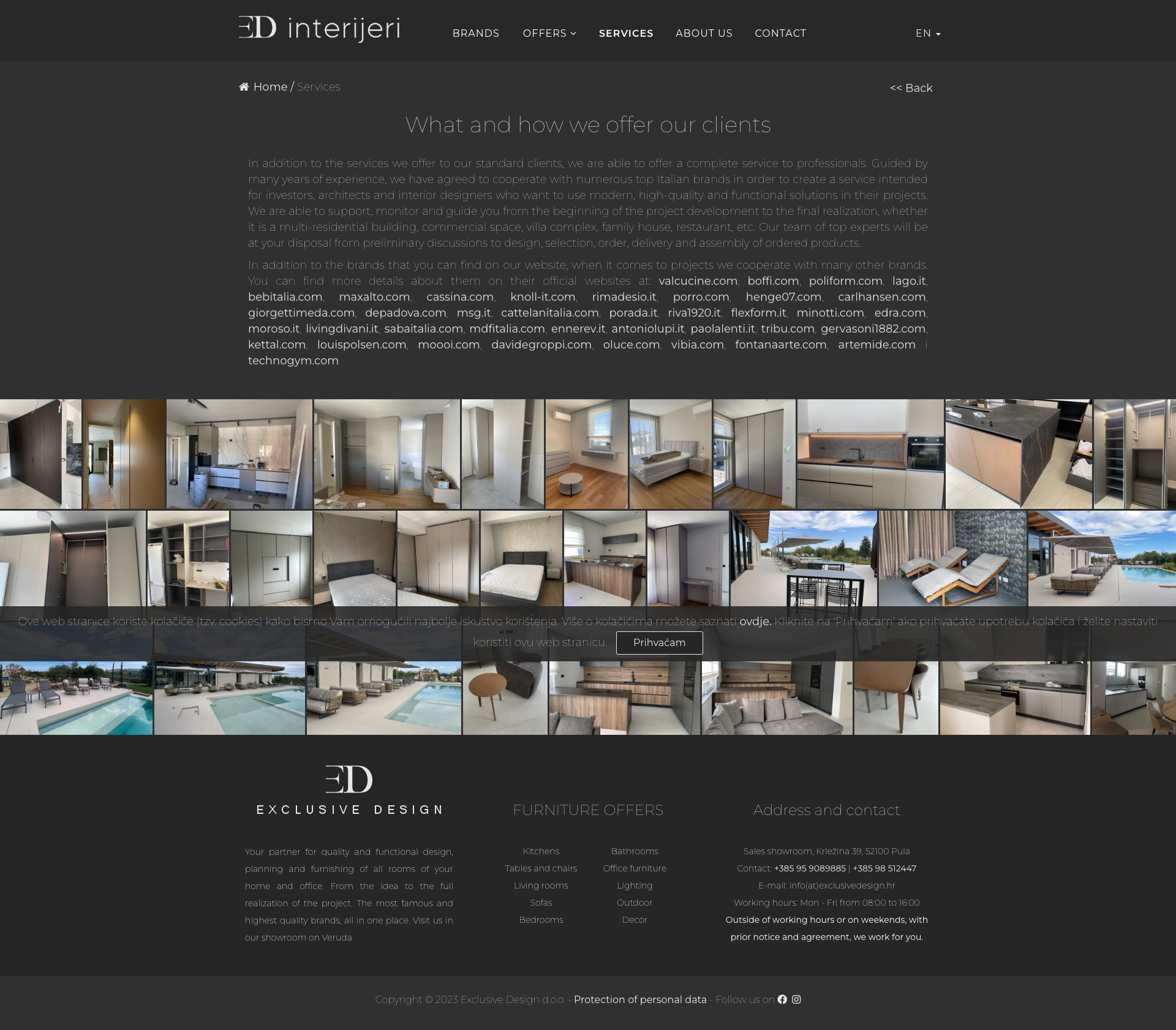 Exclusive Design - Namještaj Pula - projekti