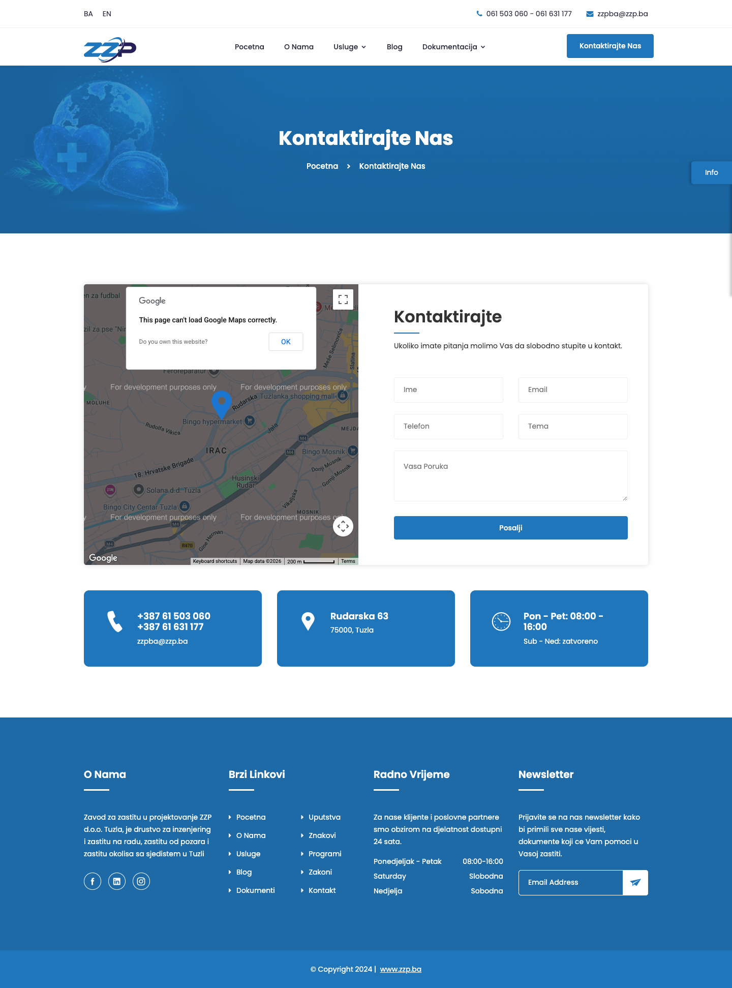 Zavod za zaštitu i projektovanje d.o.o. Tuzla - projekti