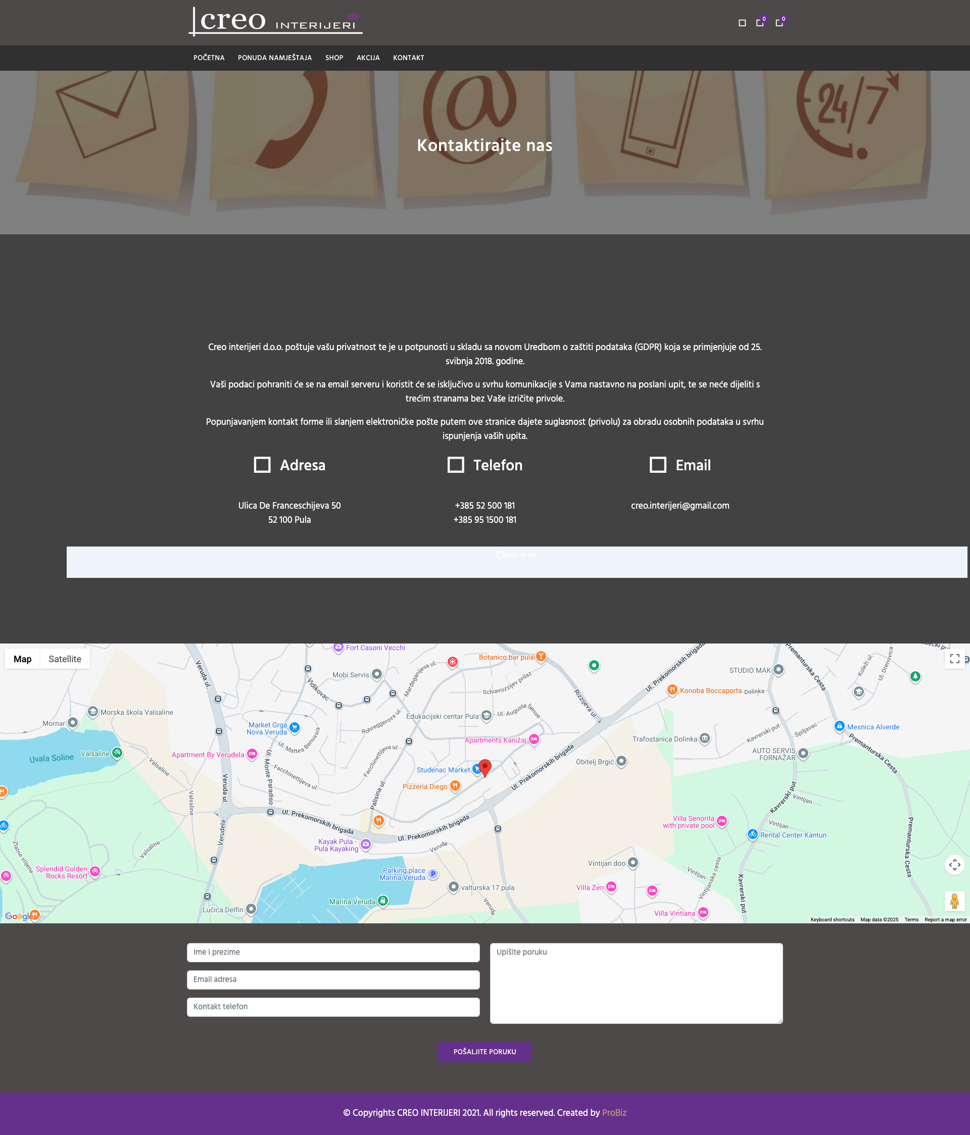 CREO INTERIJERI D.O.O. - projekti