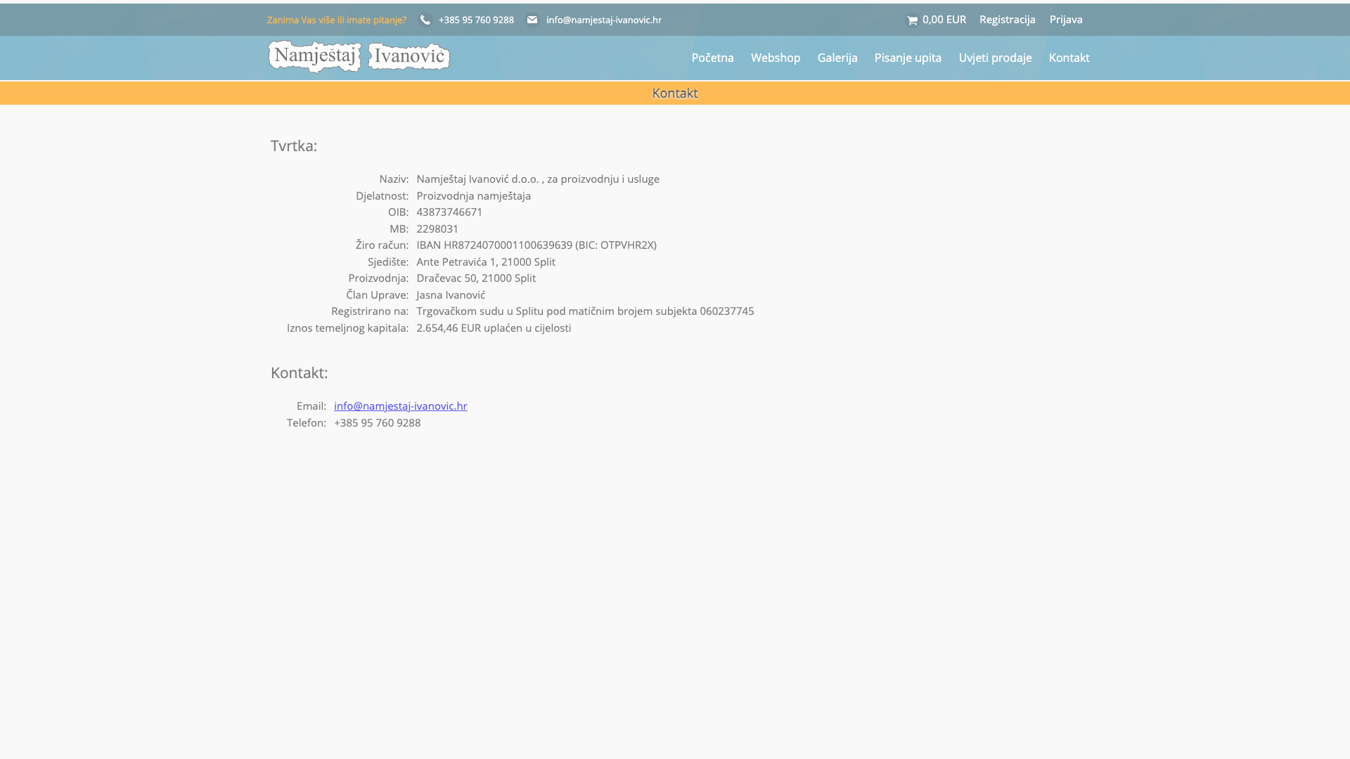 Namještaj Ivanović - projekti