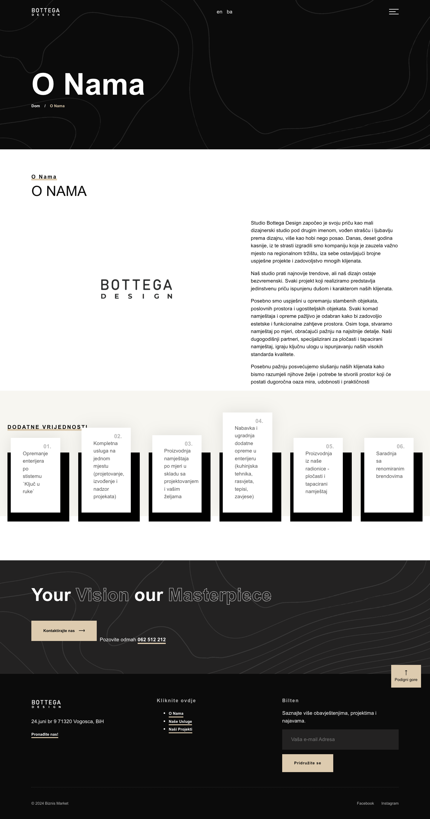 Bottega design - projekti