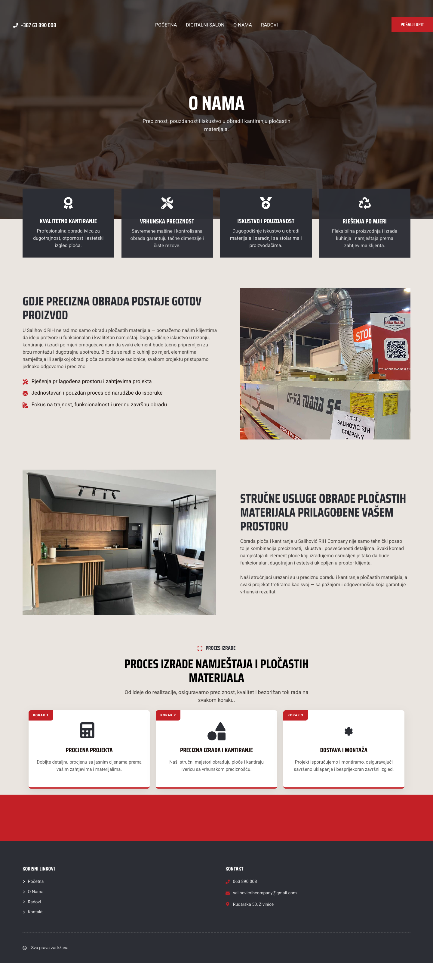 Salihovic RIH Company - projekti