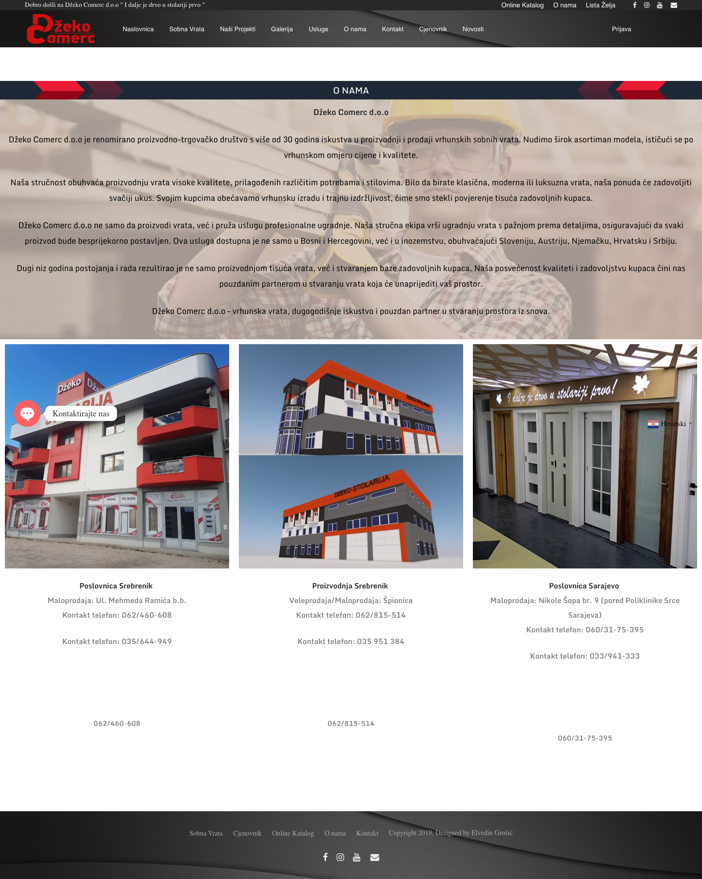Dzeko Comerc d.o.o Sarajevo - projekti