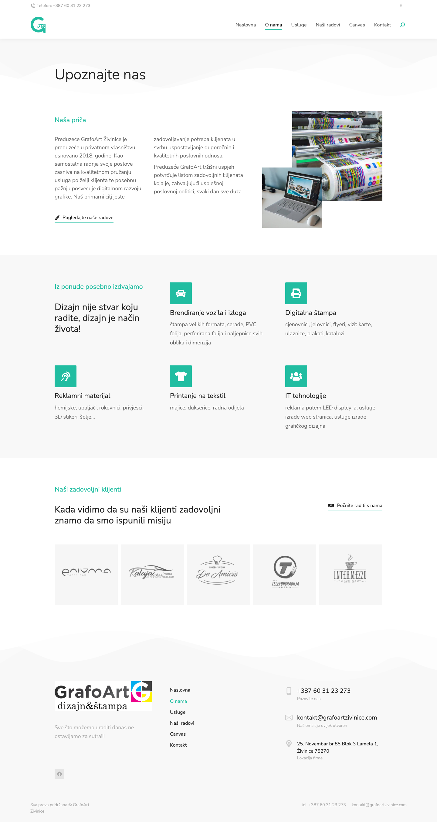 GrafoArt Živinice - projekti