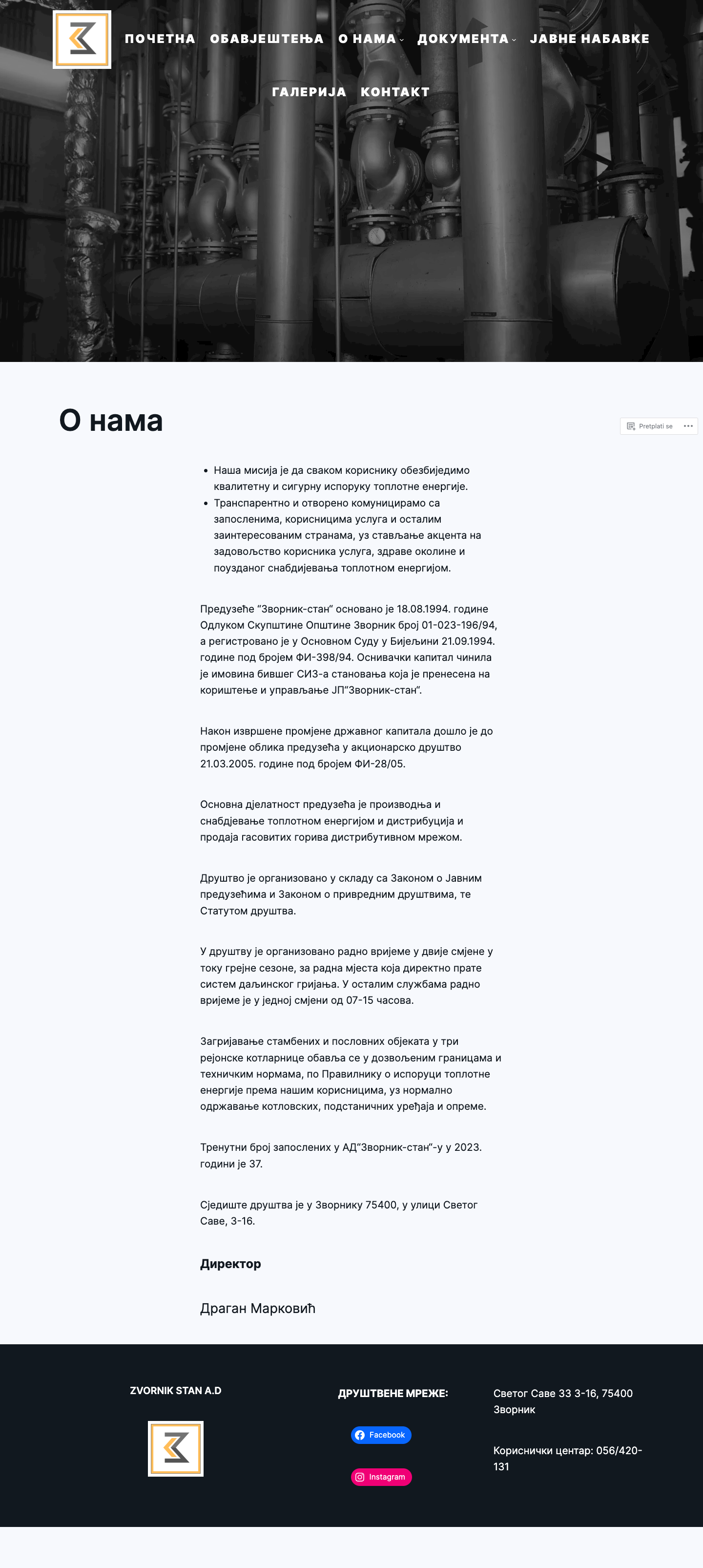 ZVORNIK STAN A.D. Zvornik - projekti
