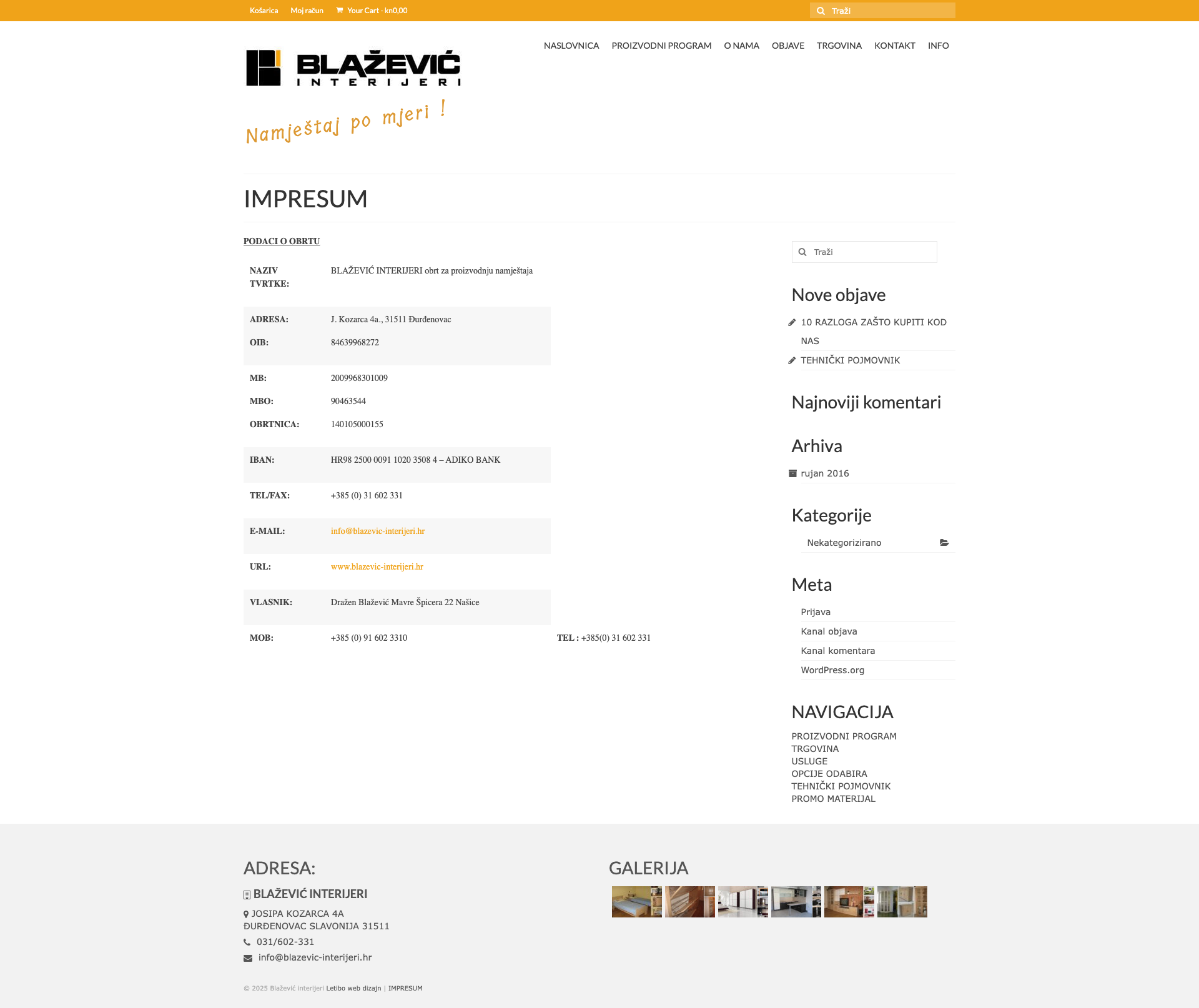 Blažević interijeri