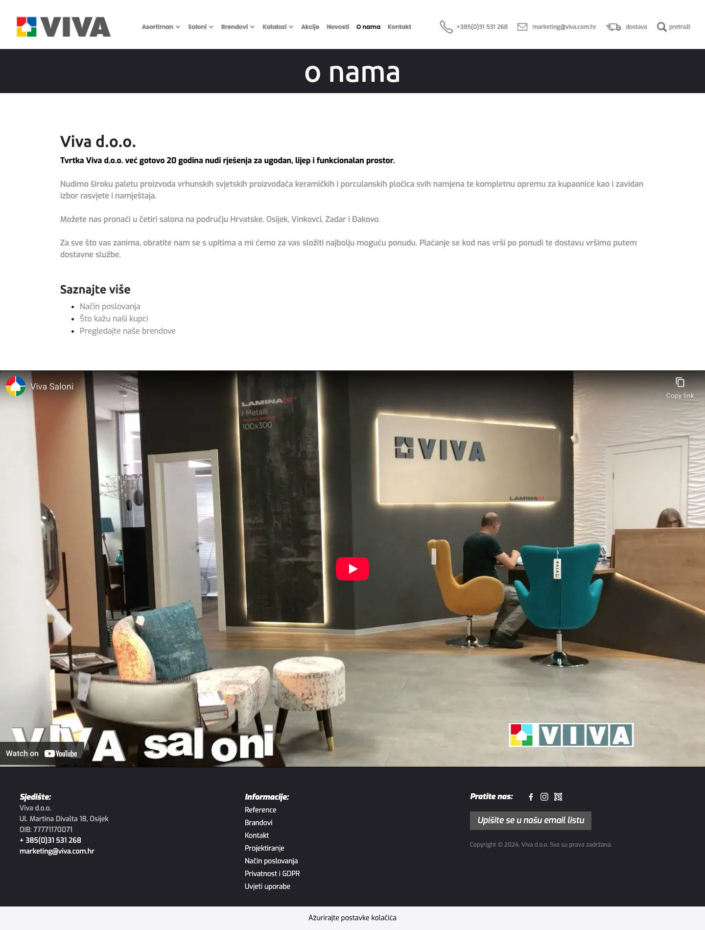 Viva salon - projekti