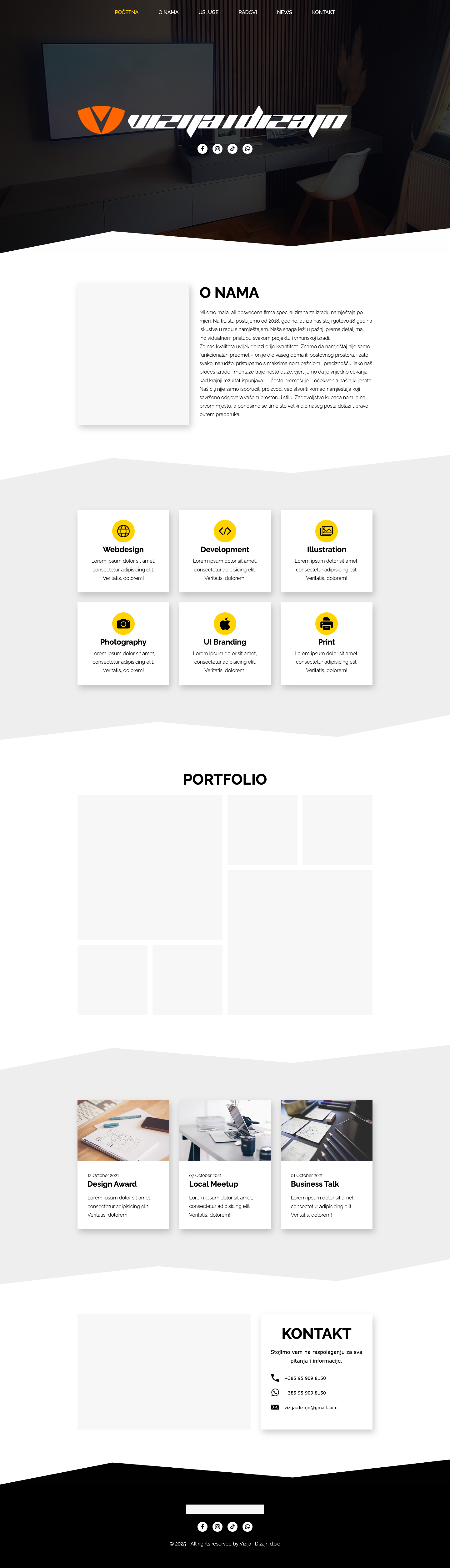 Vizija i Dizajn - Izrada namještaja po mjeri - projekti