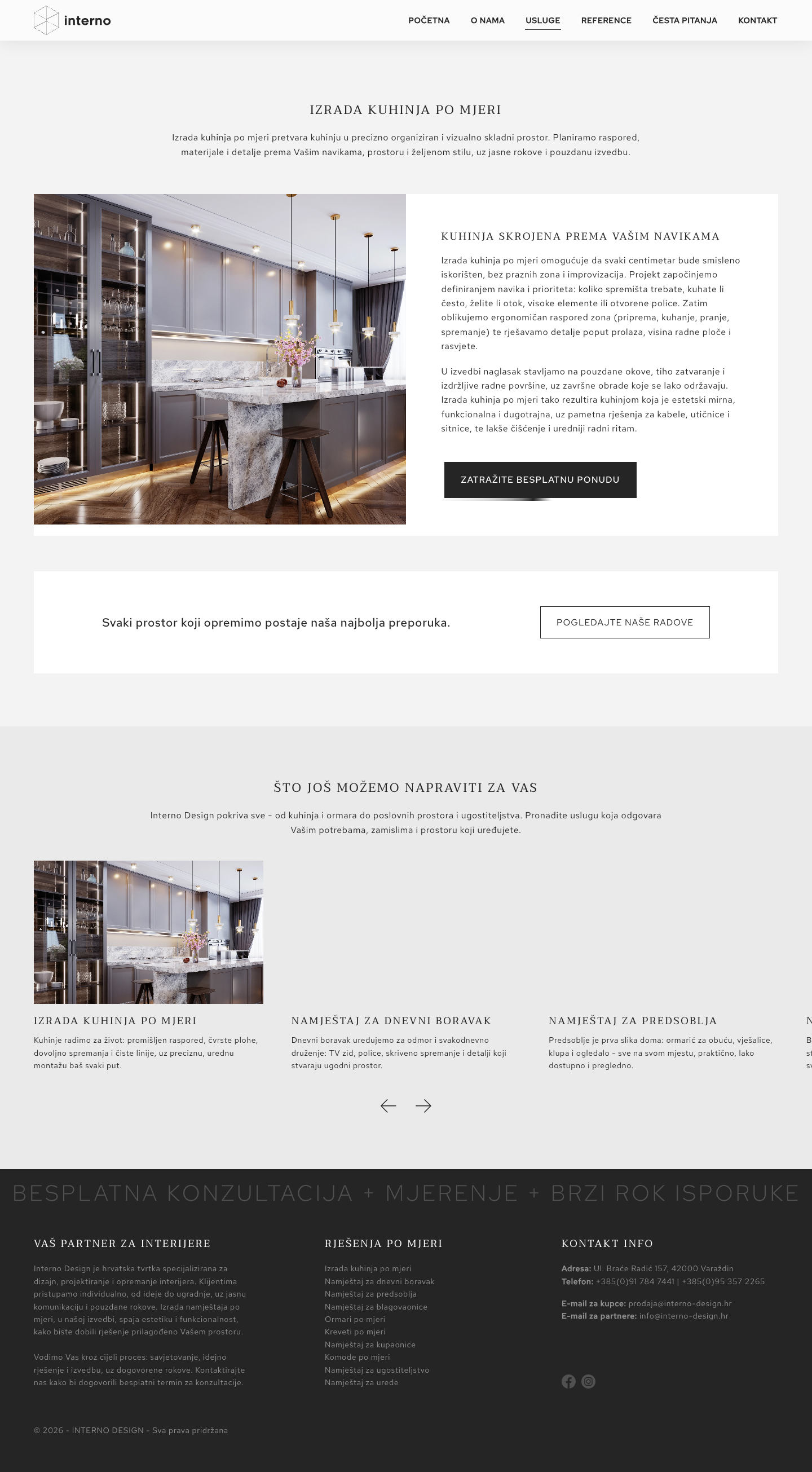 Interno Design - projekti