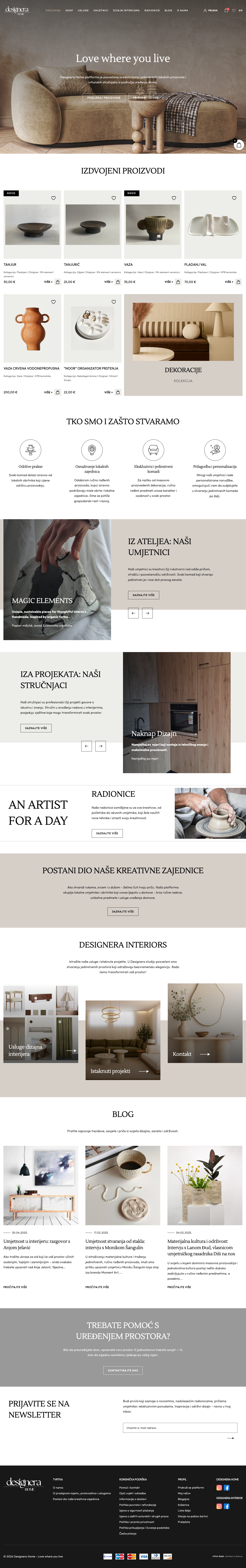 homepage