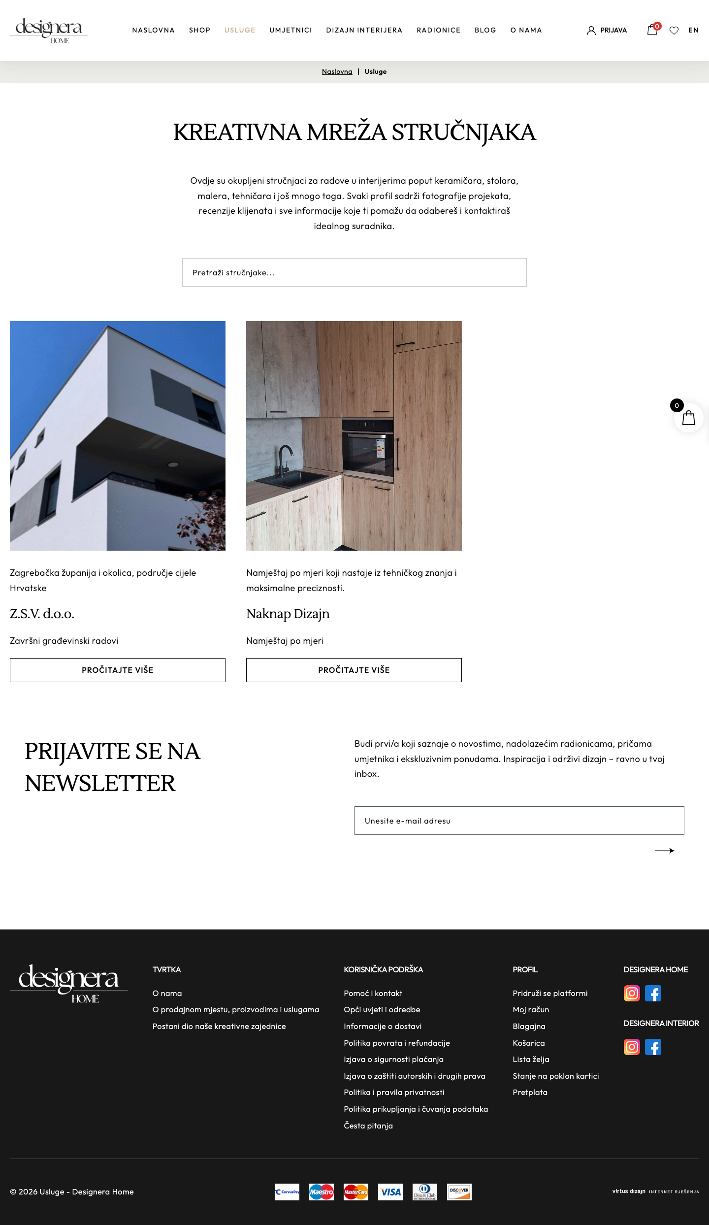 Designera - projekti