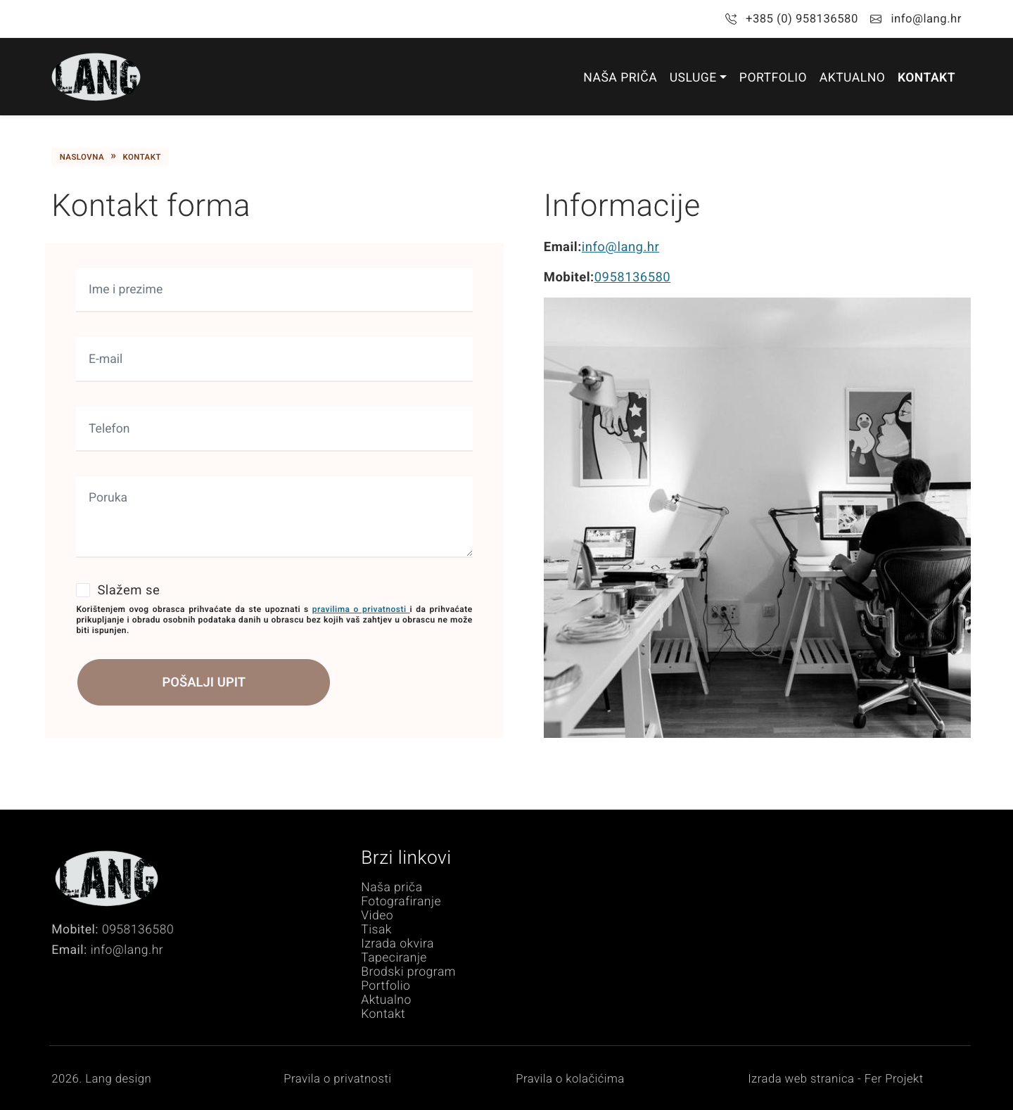 LANG design - projekti