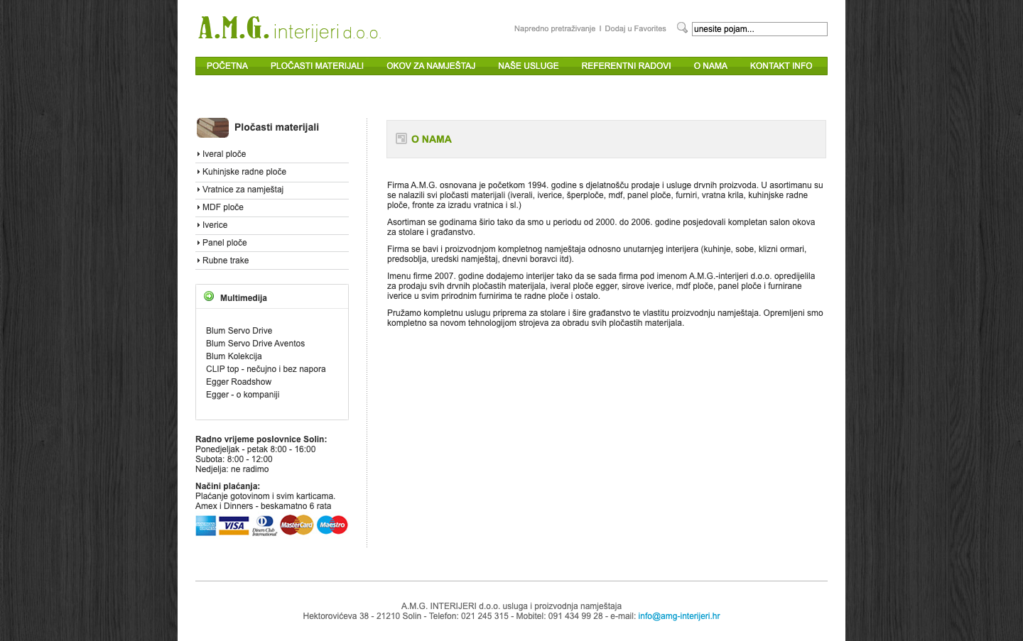 AMG interijeri - projekti