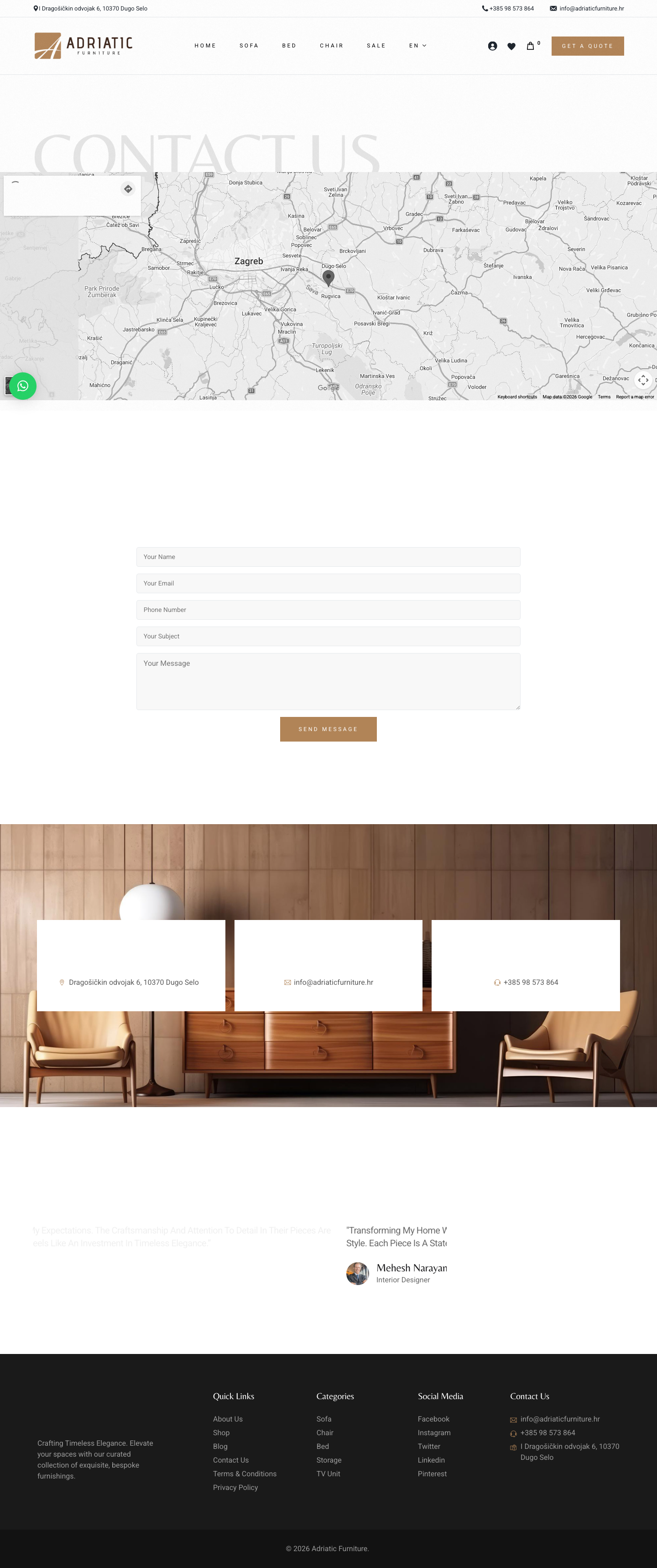 Adriatic Furniture d.o.o. Namještaj po mjeri - projekti