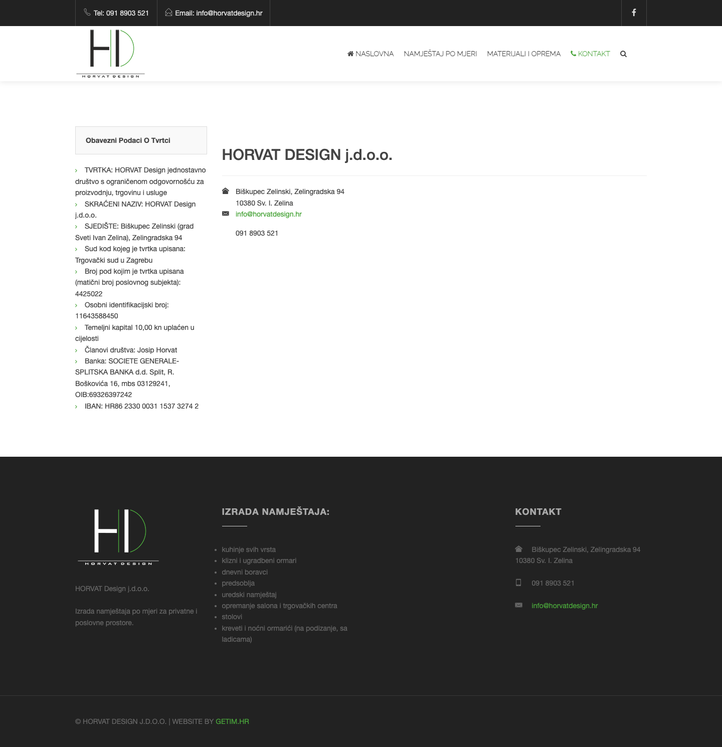 HORVAT Design - projekti