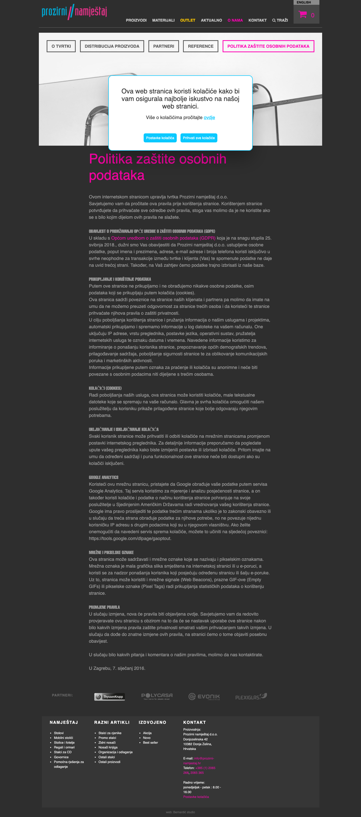 Prozirni Namještaj d.o.o. - projekti
