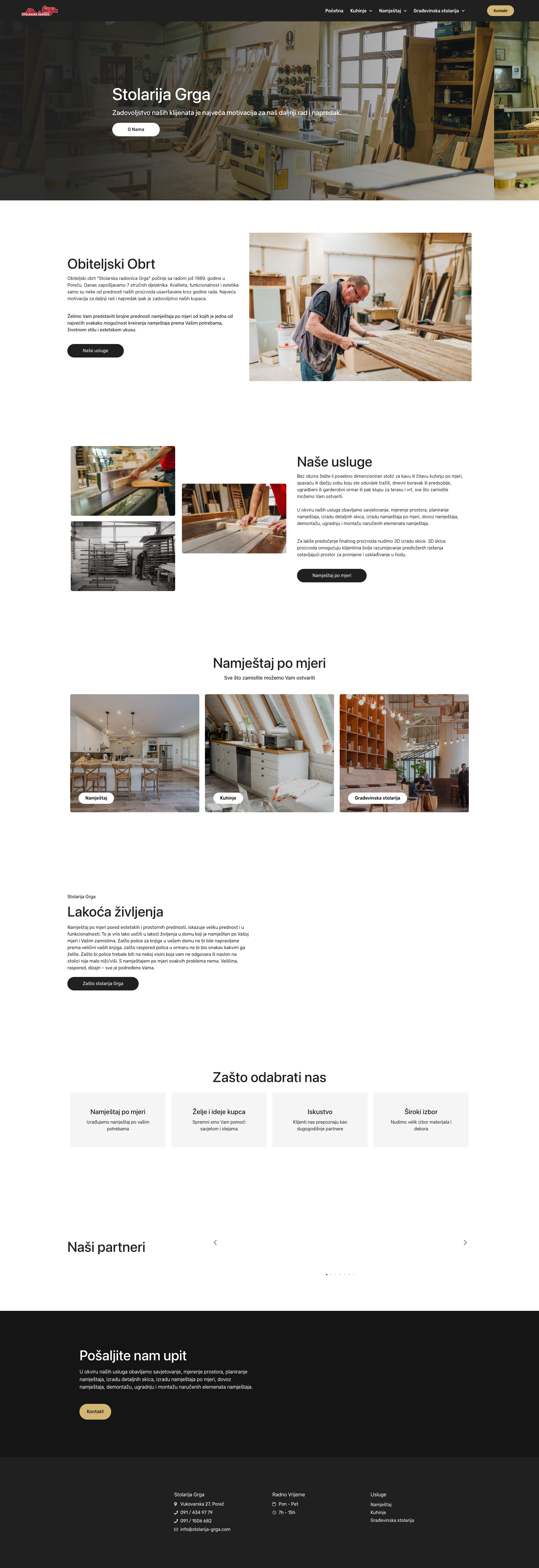 STOLARSKA RADIONICA GRGA