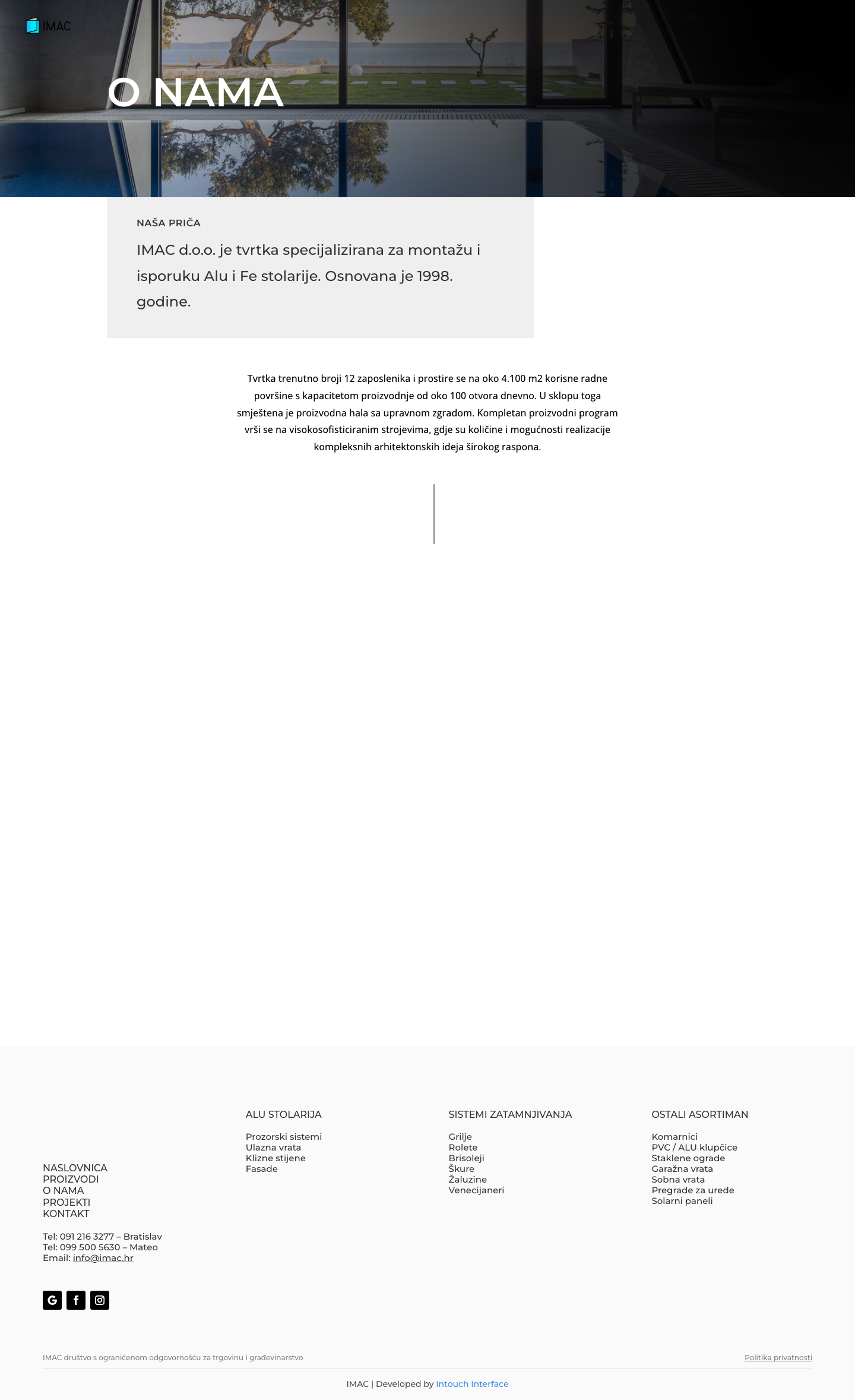 IMAC - Alu i pvc stolarija u Buzetu - projekti