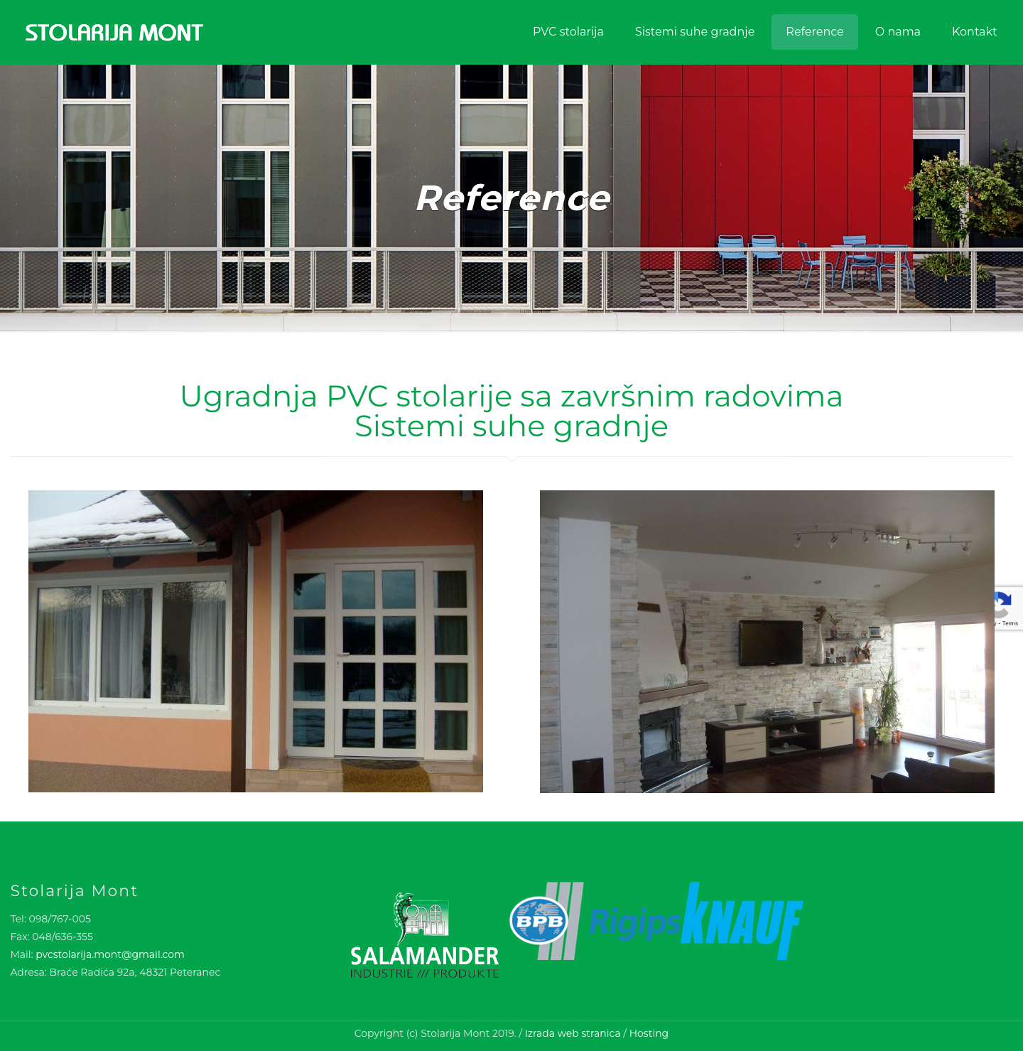 PVC stolarija / Sistemi suhe gradnje / Stolarija Mont / Koprivnica - projekti