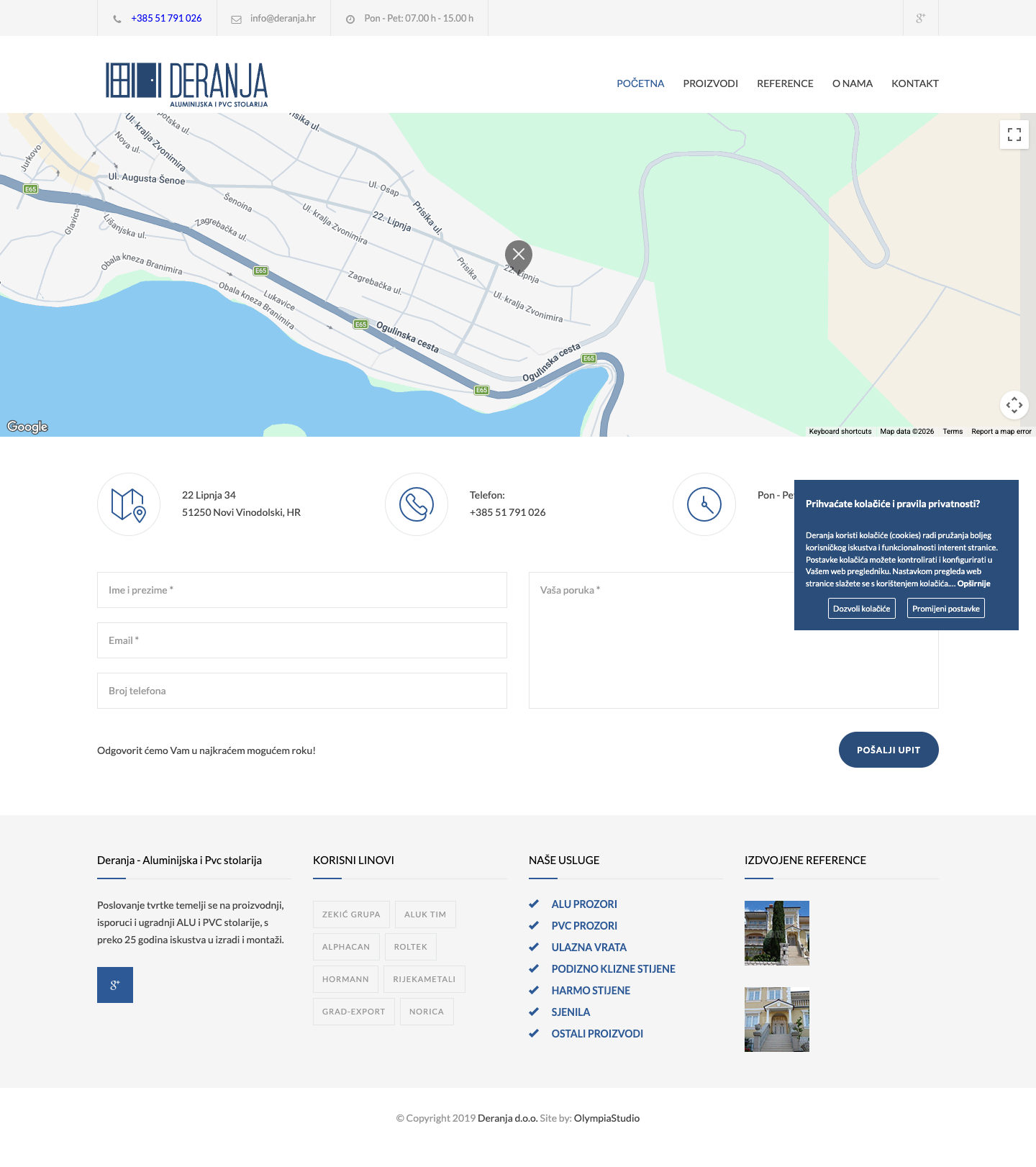 Deranja - Aluminijska i Pvc stolarija - projekti
