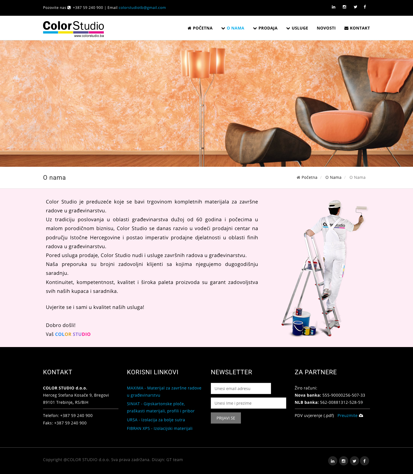 Color Studio - projekti