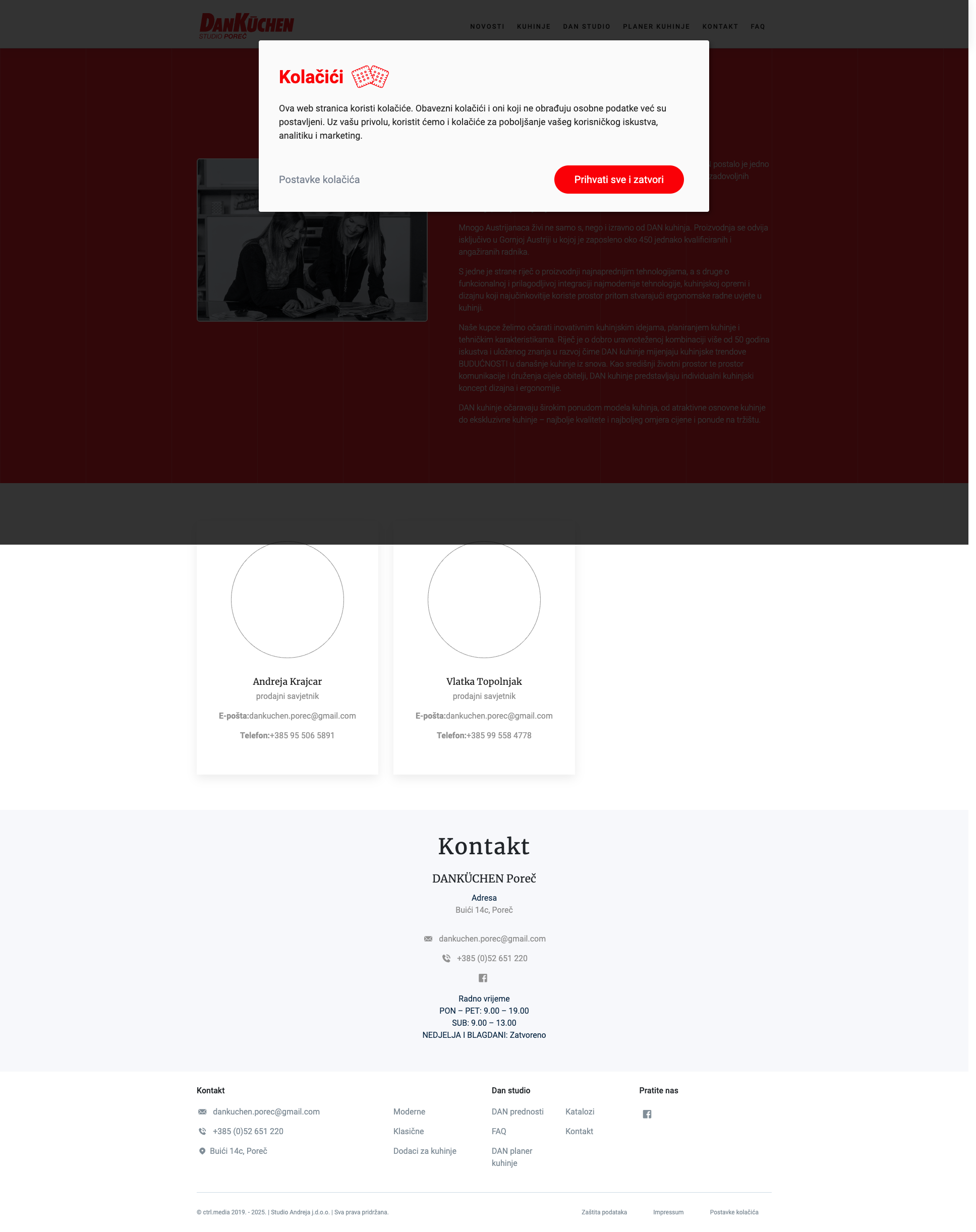 Dankuchen Studio Poreč - projekti