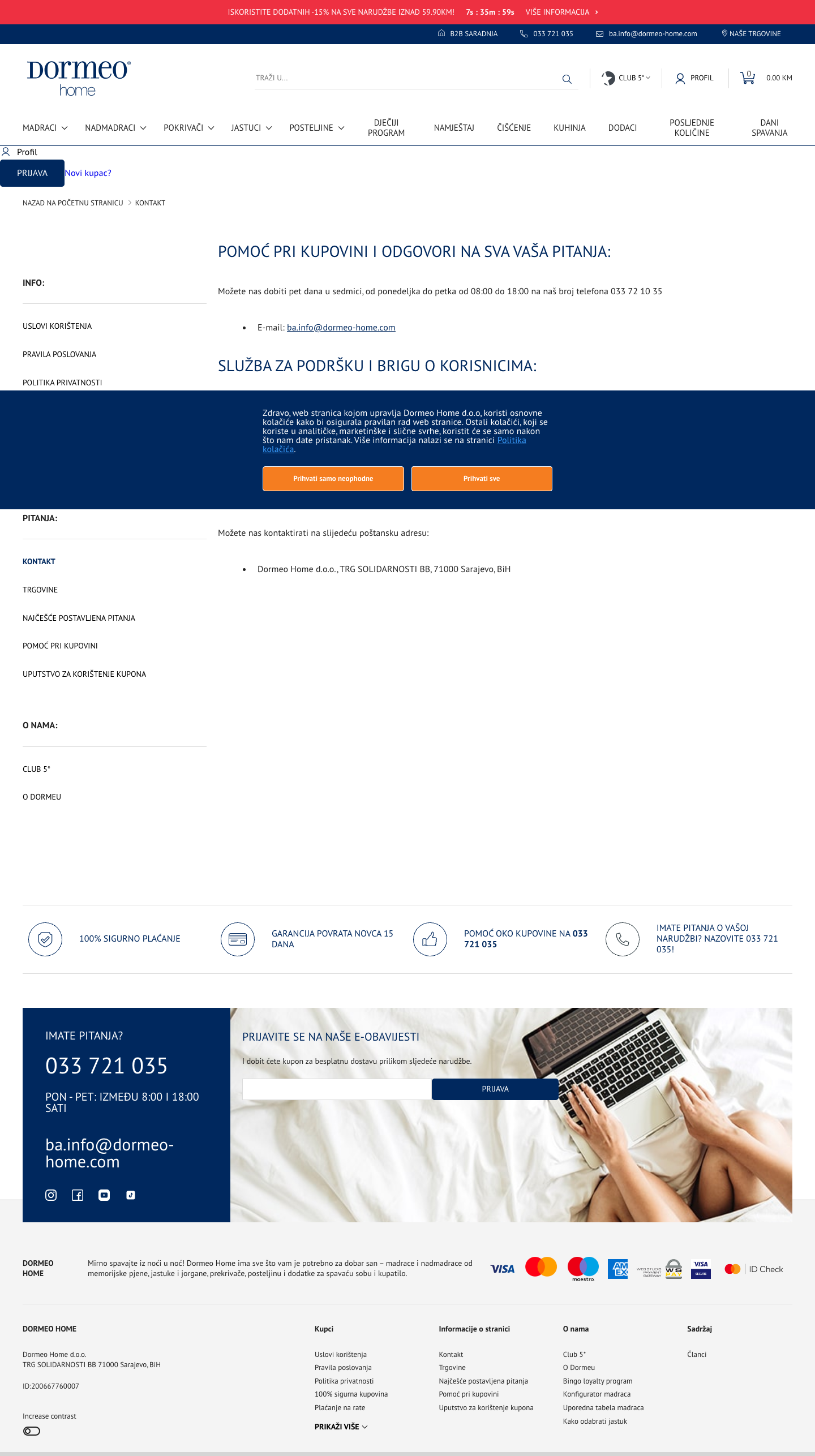Dormeo Home Tuzla - projekti