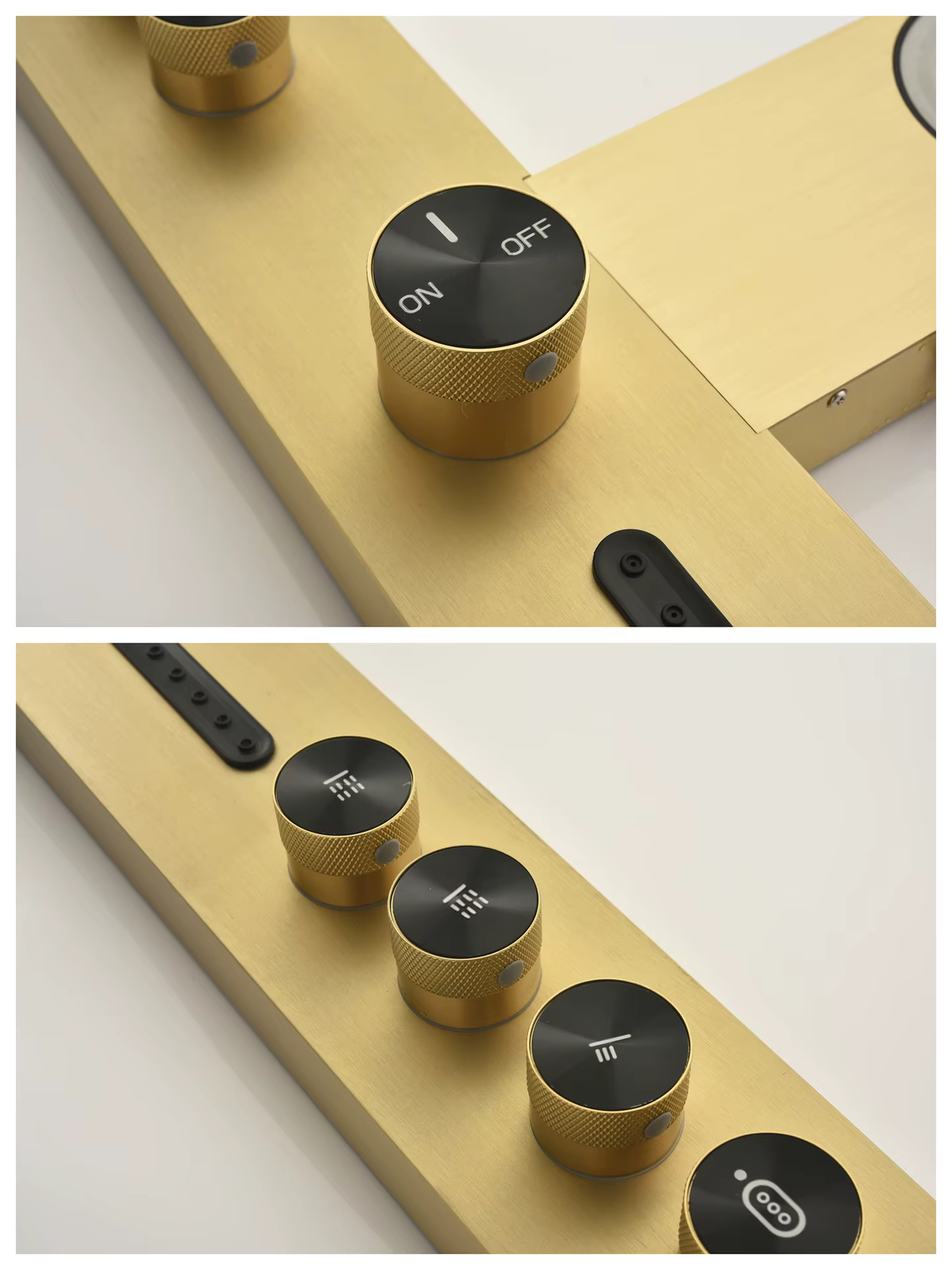 Stenski tuš panel ELITE EDITION BSW1726 iz medenine z digitalnim zaslonom v več barvnih izvedbah
