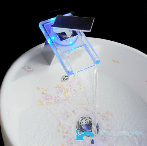 EYN xl8002 - rubinetto bagno LED, rubinetto a cascata