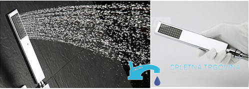 Pannello doccia da incasso EYN PT04042 in ottone con LED, getti multipli e più finiture