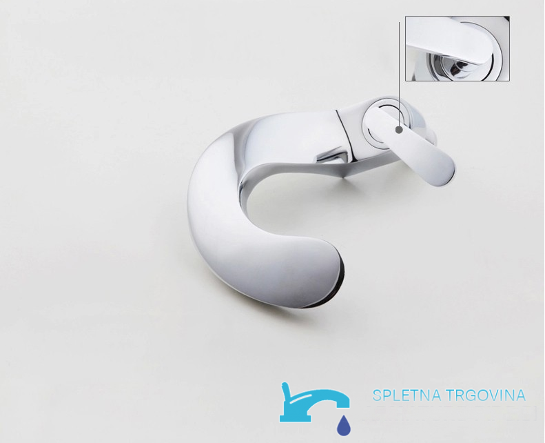 Rubinetto da bagno EYN KA17318 da piano con LED, disponibile in più finiture