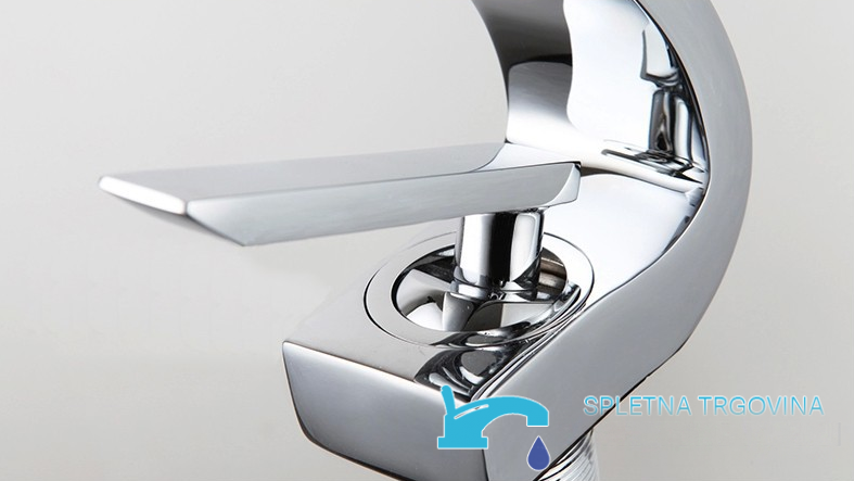 Rubinetto da bagno EYN KA933141 in ottone, da piano, in più finiture tra cui cromo e cromo scuro