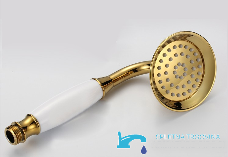 Pannello doccia a parete EYN NTG87262 in ottone, in più finiture cromatiche tra cui oro e bianco