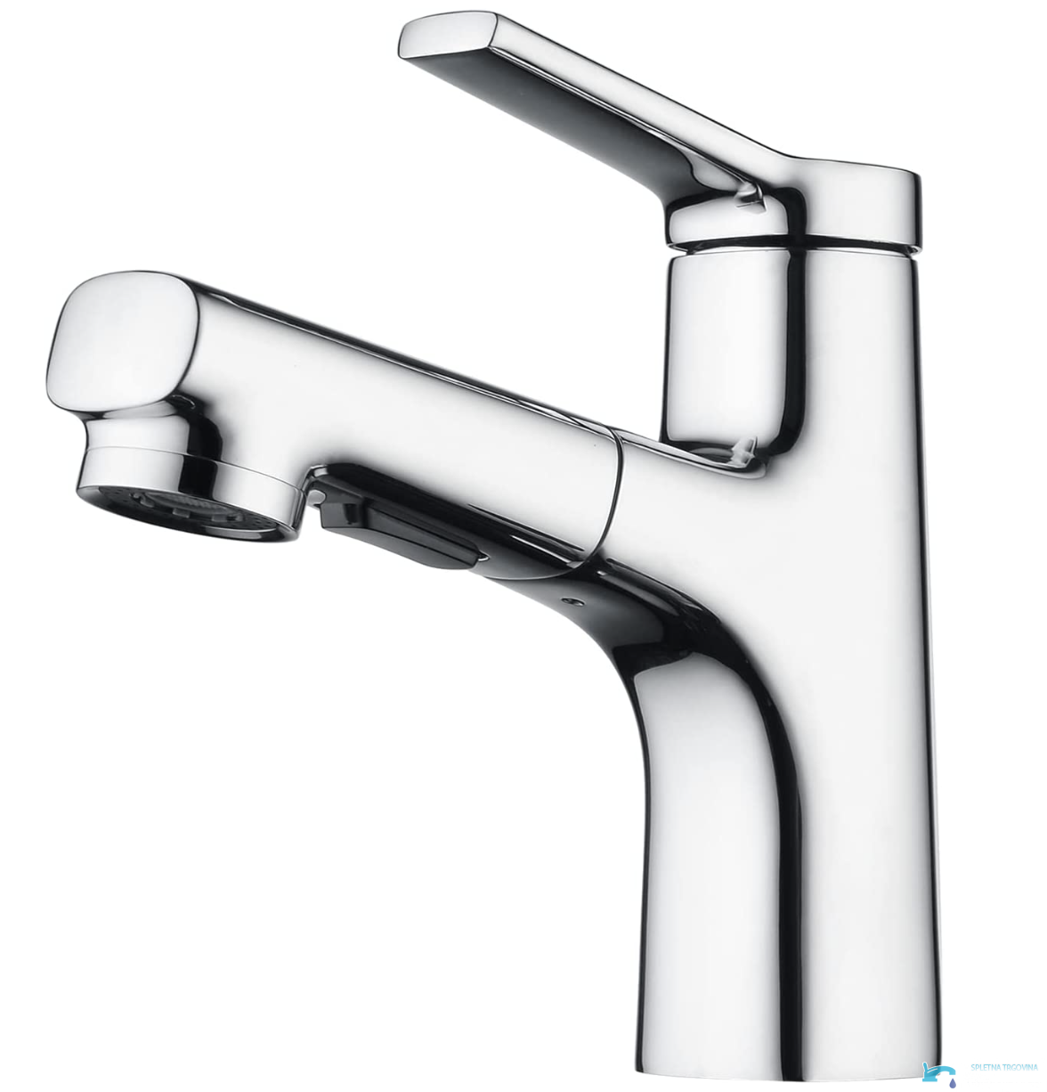 Rubinetto da bagno EYN KZI8705 da piano con doccetta estraibile e LED, disponibile in più finiture