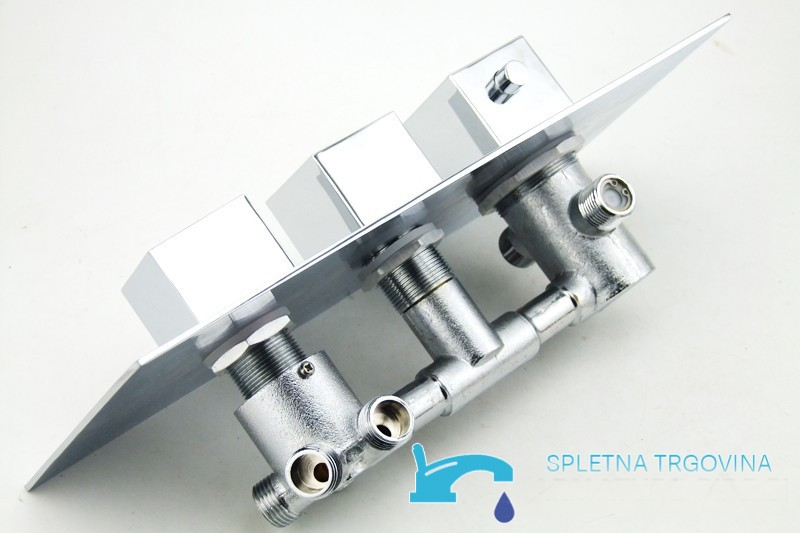Corpo incasso e collegamenti del sistema doccia PTS50425