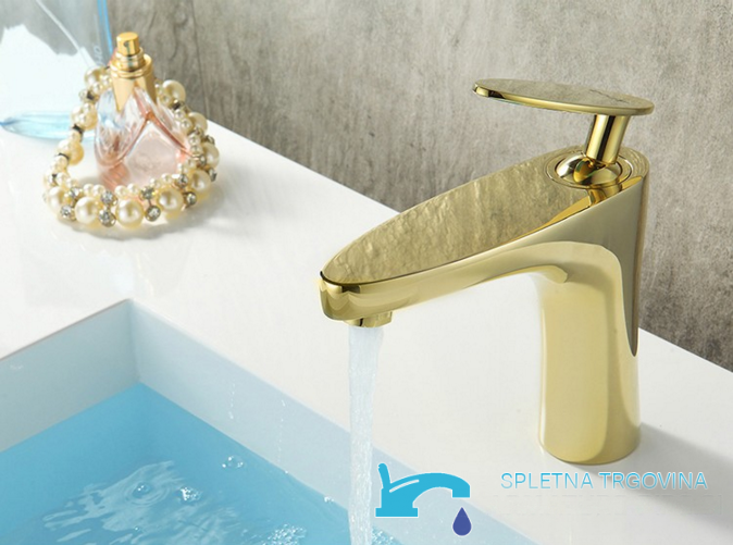 Rubinetto da bagno EYN KP2353 da piano in ottone, disponibile in molteplici finiture