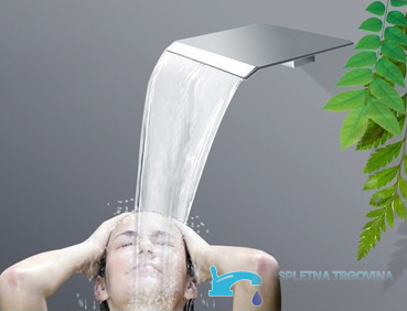 Bocca del sistema doccia PT69359 con getto a cascata ampio e uniforme