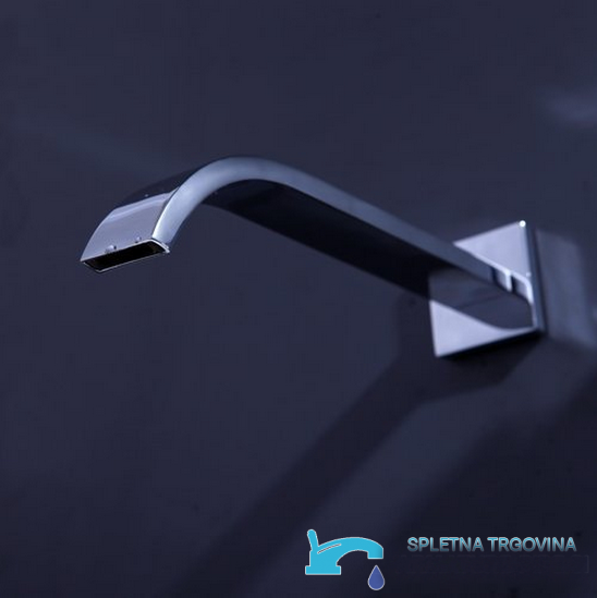 Miscelatore per lavabo a parete EYN EYN4301 in ottone con LED, getto a cascata e più finiture
