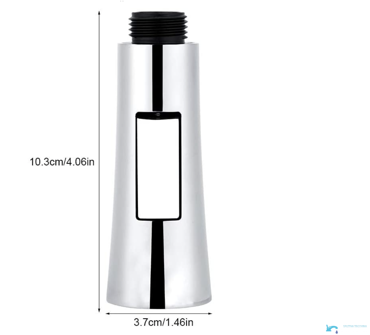 Dimensioni della testina di ricambio EYN GKC46919 alta 10,3 cm e larga 37 mm
