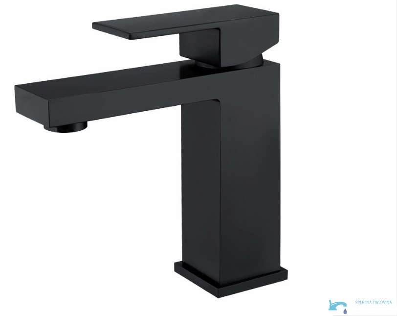 Rubinetto da bagno EYN BC1320 freestanding nero opaco, disponibile in più altezze