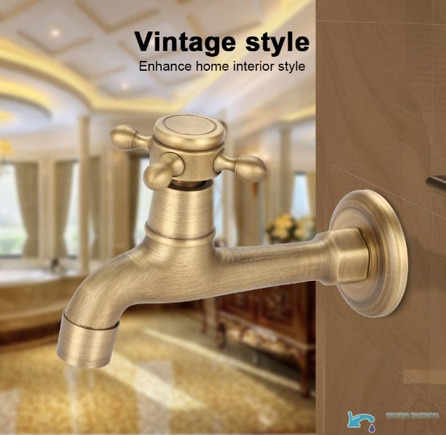 Rubinetto da parete CW1530 in ottone per il bagno