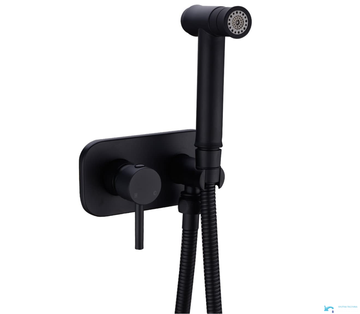 Miscelatore per bidet da incasso EYN BB1637 in più finiture, nero opaco, cromo e oro spazzolato