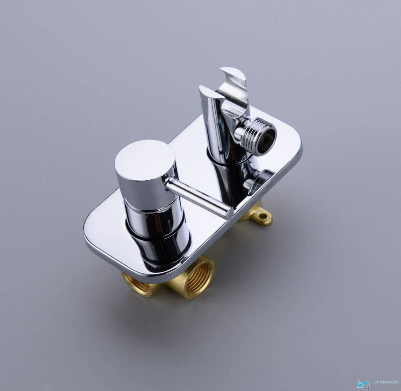 Miscelatore per bidet da incasso EYN BB1637 in più finiture, nero opaco, cromo e oro spazzolato