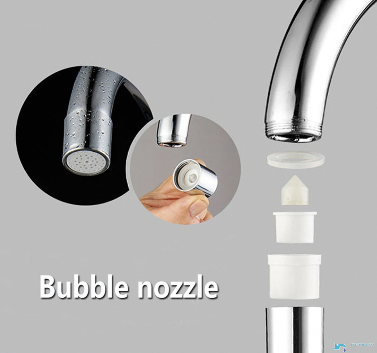 Aeratore smontabile del rubinetto da bagno HC-1433