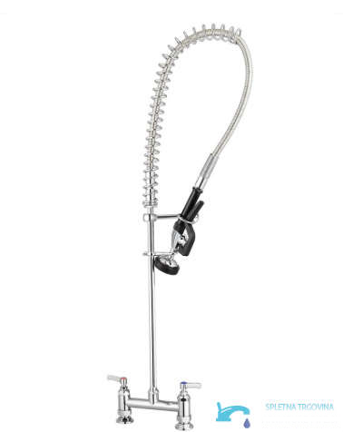 Rubinetto da cucina NK8701 con doccetta estraibile, bocca girevole e doppio comando