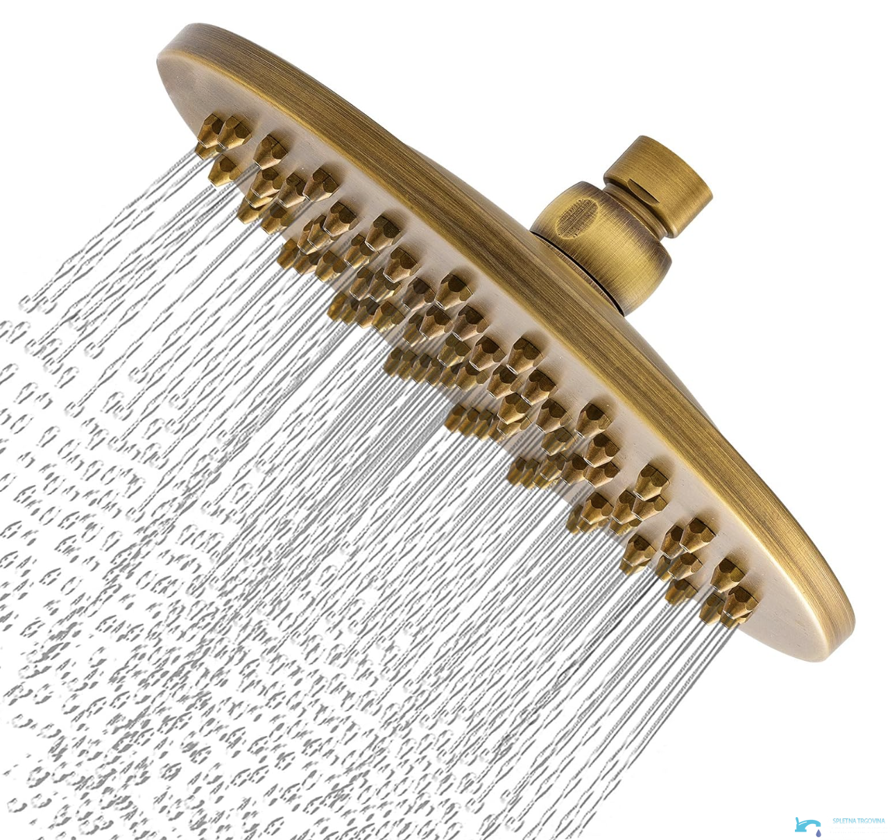 AQG1457 - soffione bronzo antico, doccia a pioggia anticata
