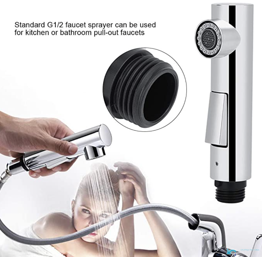 G1036 - Doccetta rubinetto cucina, Testina ricambio rubinetto estraibile