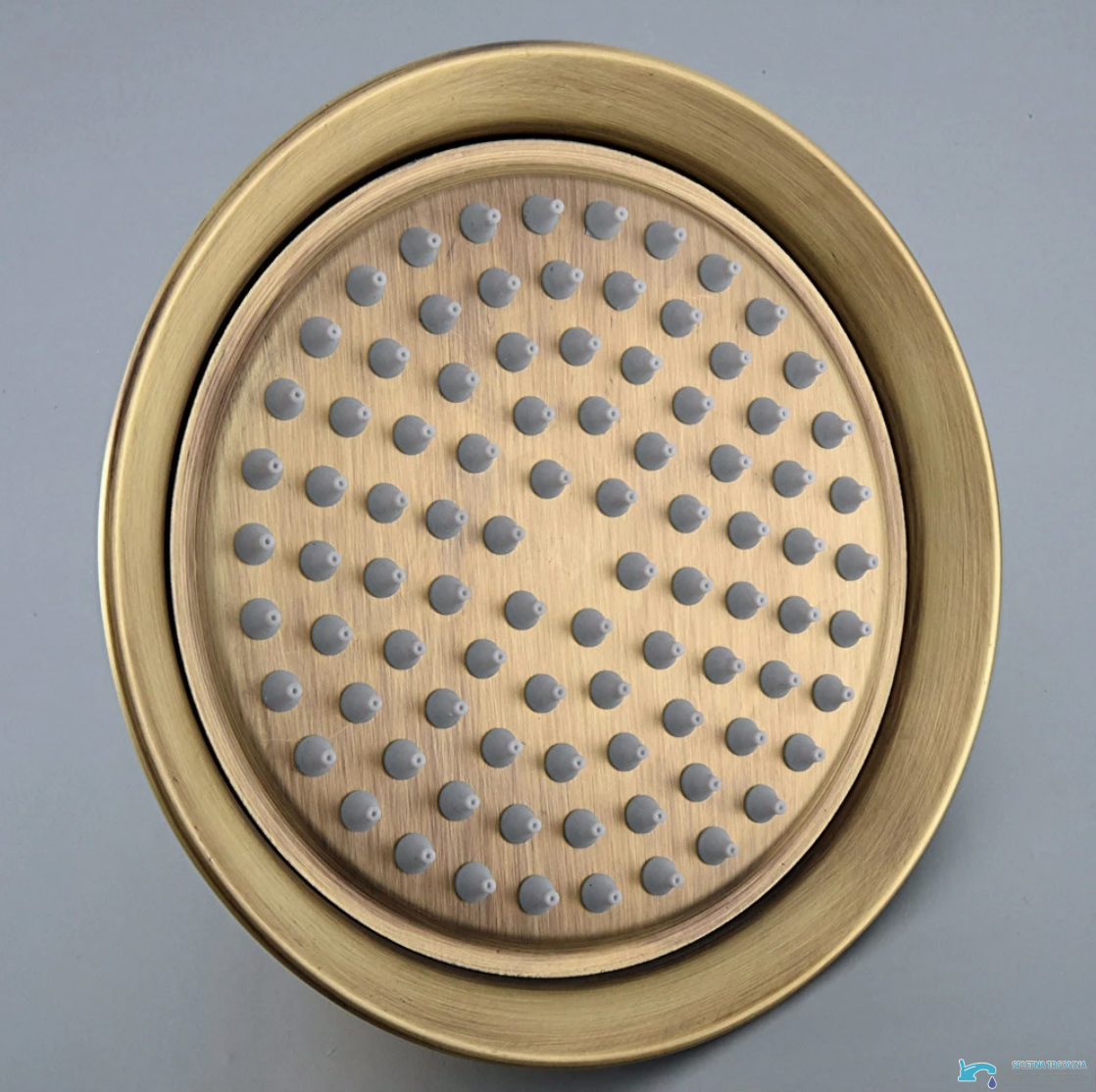 GZA1720 - soffione doccia con ugelli, soffione doccia rotondo
