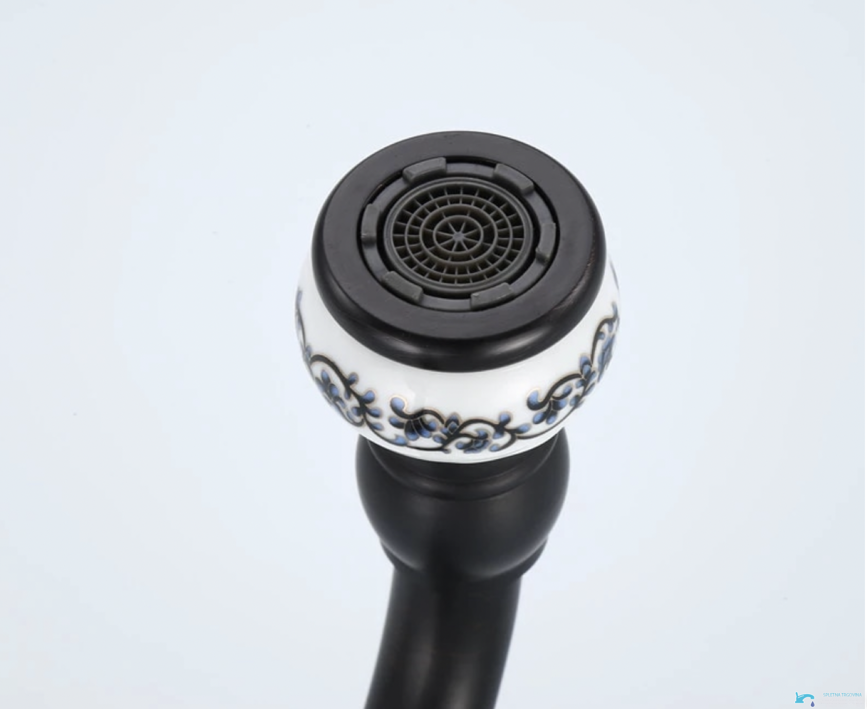 Bocca del rubinetto BV46982 con aeratore e inserto decorativo in ceramica